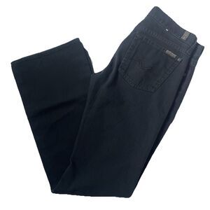 7 For All Mankind The Lexie Bootcut Jeans Women's 29 Black Petite 29P 7FAM